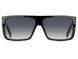 0807-9O - Black - Dark Gray Gradient Lens