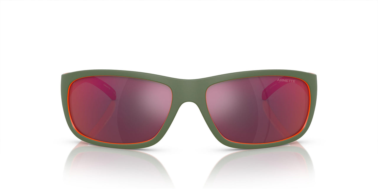 29436Q - Green - Grey Mirror Orange/yellow