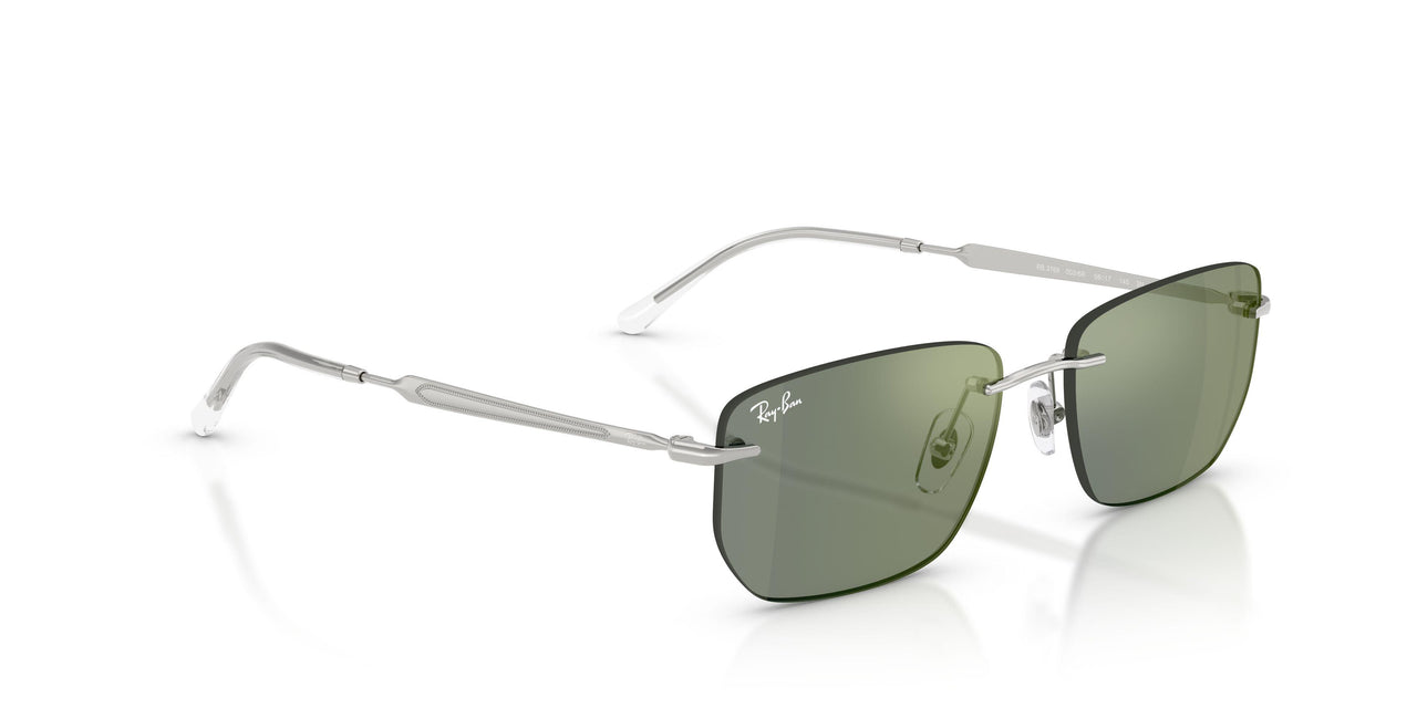 003/6R - Silver - Green Mirror Green