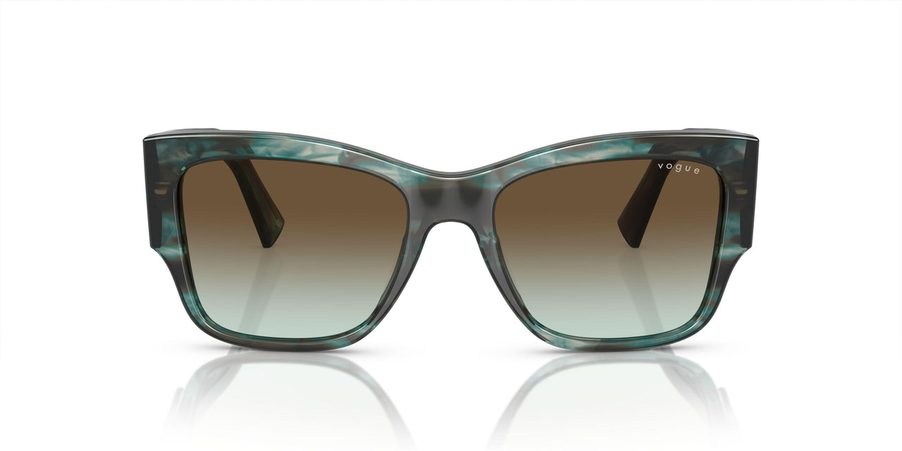 3088E8 - Green - Green Gradient Dark Brown
