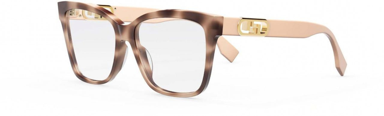 055 - Shiny Brown Pink Havana - Clear
