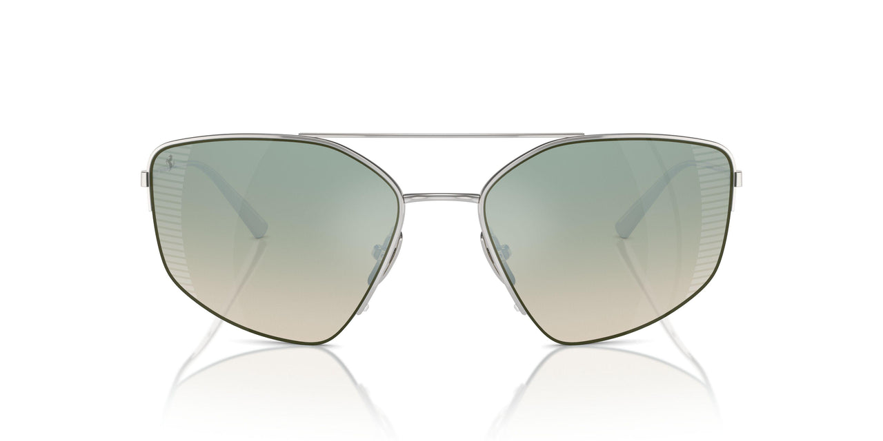 303/W0 - Silver - Gradient Green Mirror