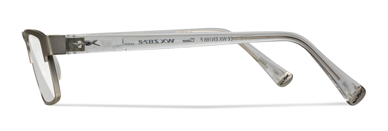 WSFSN05 Matte Silver/Gloss Clear Crystal