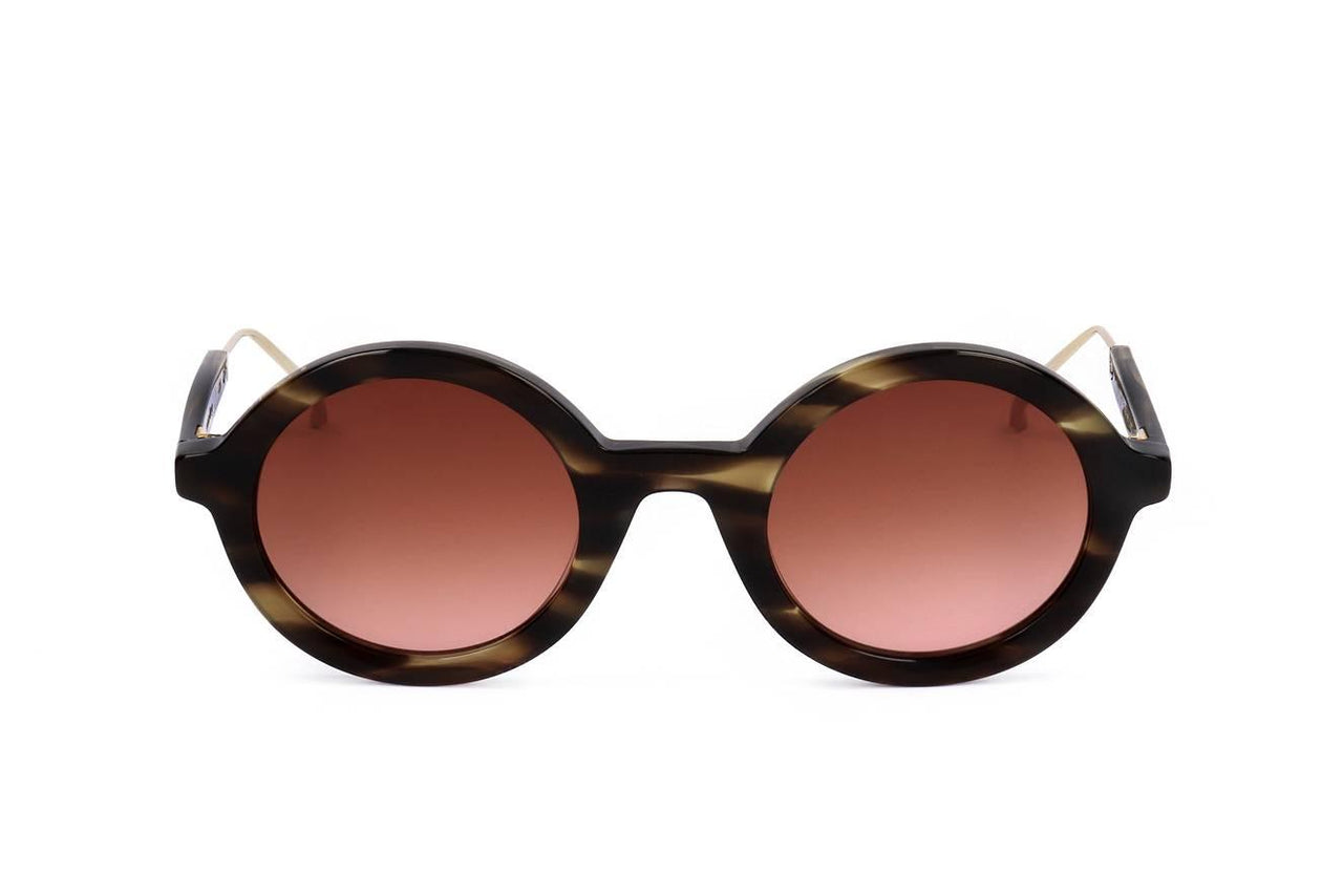 129 - DARK BROWN HORN