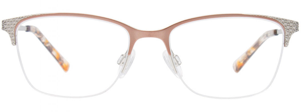 10 - Satin Rose Gold & Shiny Silver