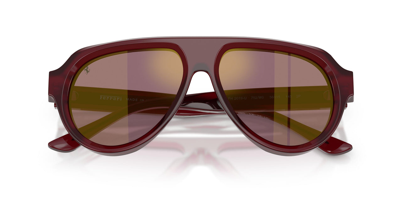 752/W0 - Red - Violet/gold