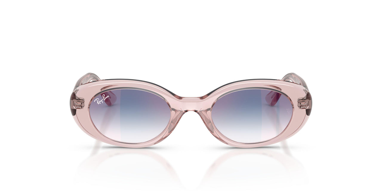 7218U0 - Pink - Clear Gradient Blue Mirror Red