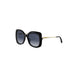 01W - Acetate Shiny Black - Blue Gradient