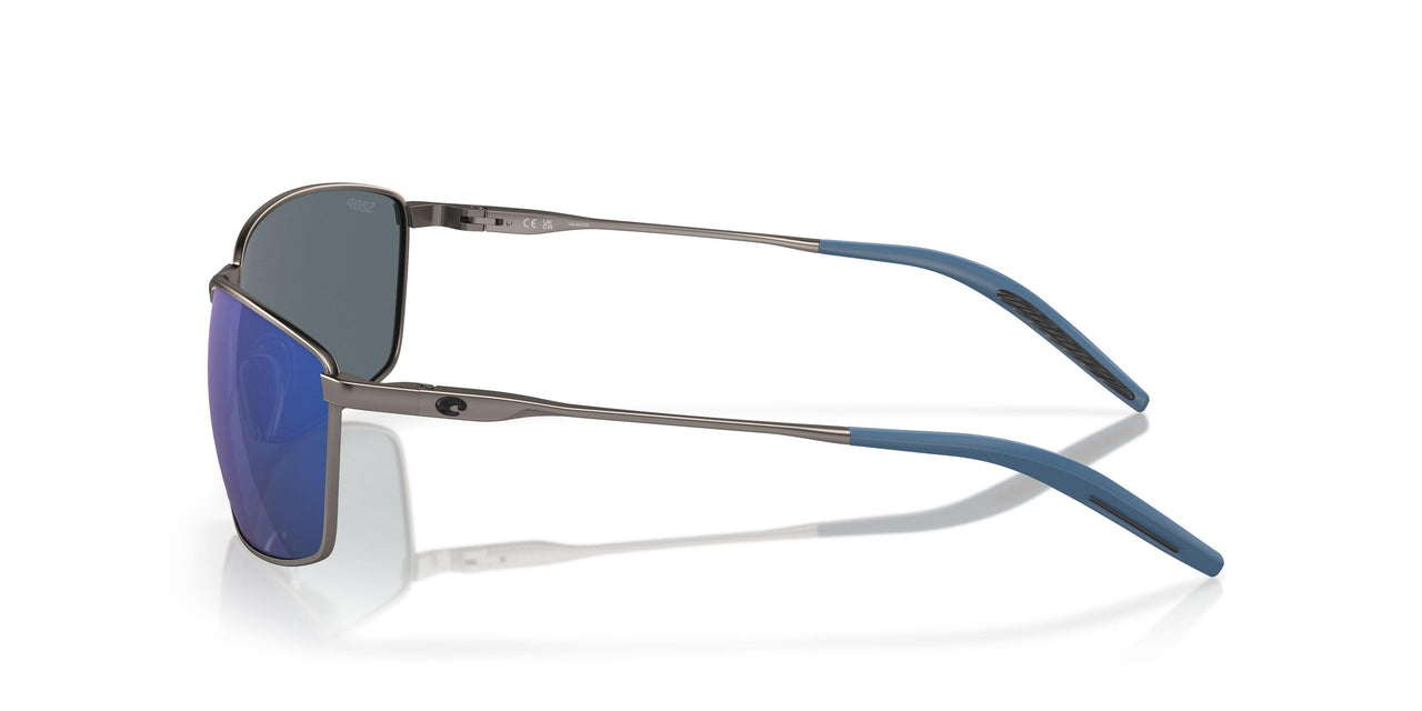 600908 - 247 Matte Dark Gunmetal - Blue Mirror 580p