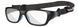 YFFLA04T Matte Black W Lightning / Electric Blue Temples