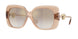 55386E - Pink - Gradient Brown Mirror Gold