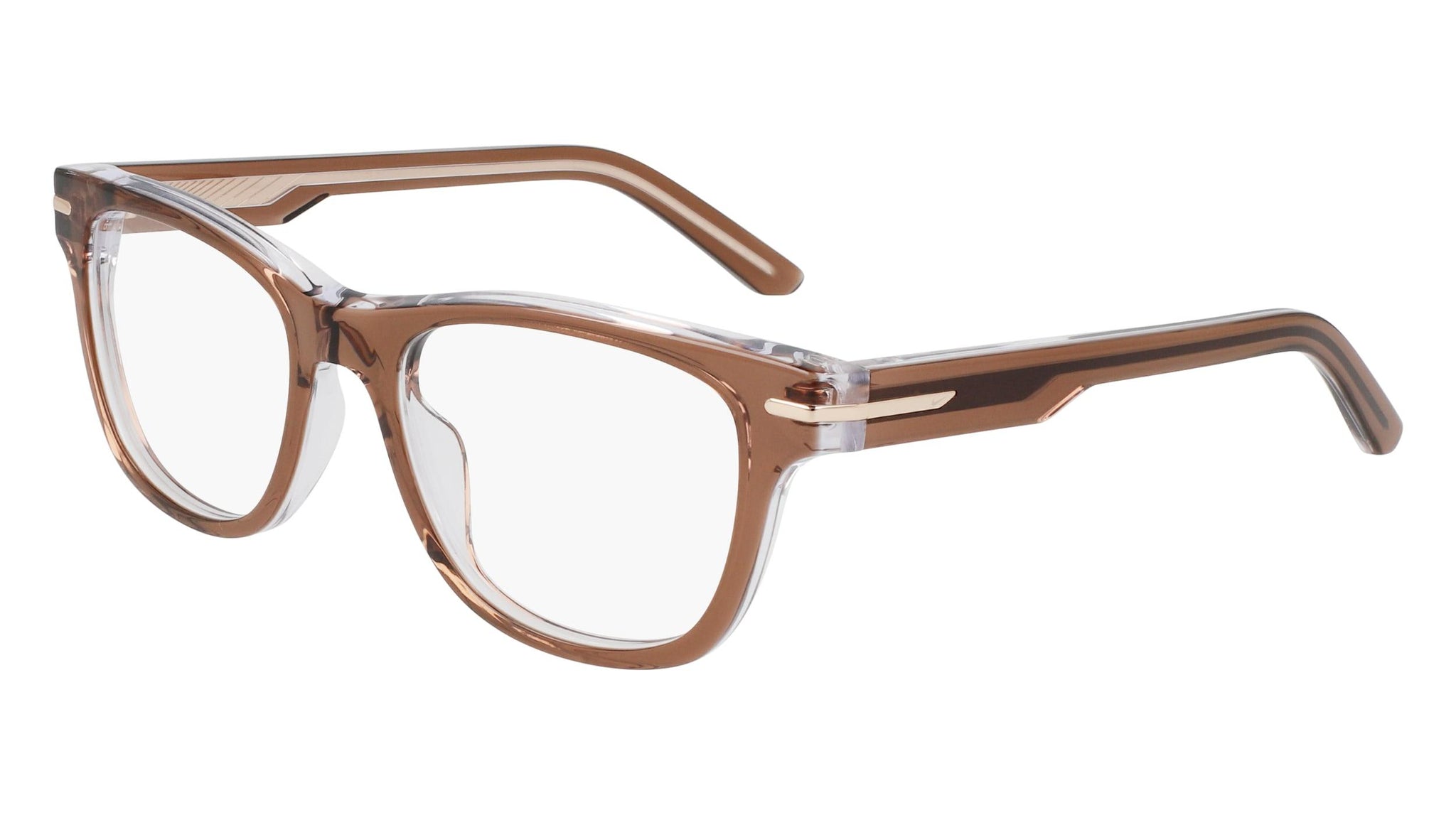 NWT Nike 7176 Mink Rectangle 51mm Eyeglasses Opticontacts.com -- NIKE 7176 main image 4