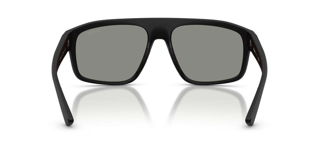 1BO08F - Black - Dark Grey Mirror Blue/red
