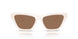 579073 - White - Brown Solid