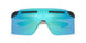 1BO08R - Black - Light Green Mirror Blue