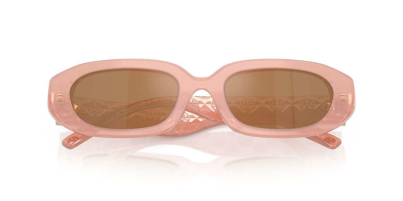 2028/O - Pink - Brown Back Mirror