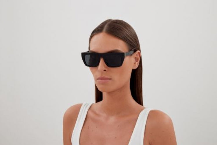 Final Price! Saint Laurent SLM131 001 Black Sunglasses New SAINT LAURENT SLM131 001 Black/Black 52-20-140  main image 3