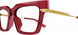 004 - Burgundy/Gold - Transparent