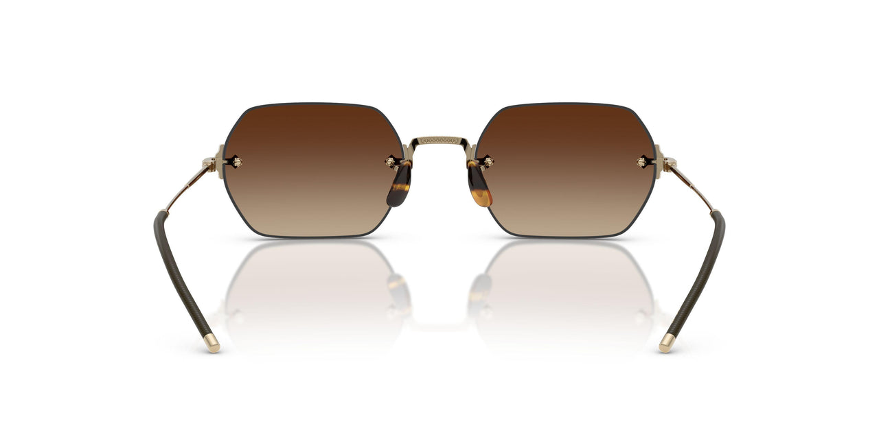 5035Q1 - Gold - Dark Brown Gradient Mirror
