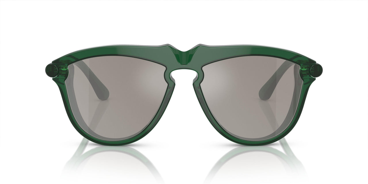 41046G - Green - Light Grey Mirror Silver