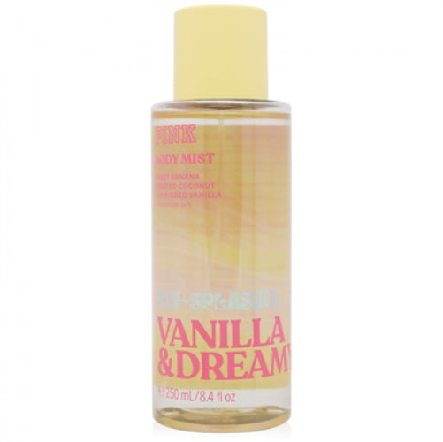 Pink Sun-Splashed Vanilla & Dreamy Victoria's Secret Body Mist Spray