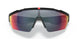 DG008F - Black - Dark Grey Mirror Blue/red