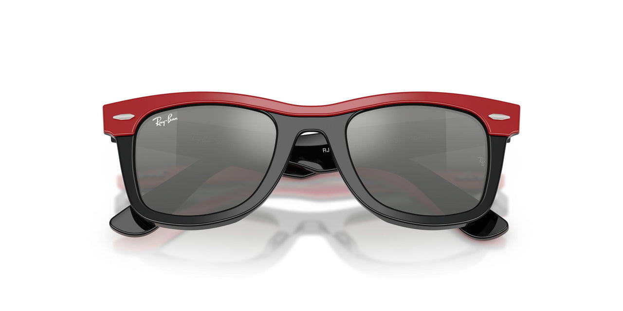 721588 - Red - Grey Mirror Silver Gradient