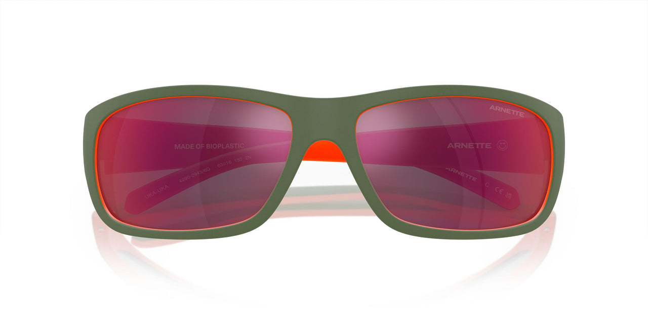 29436Q - Green - Grey Mirror Orange/yellow
