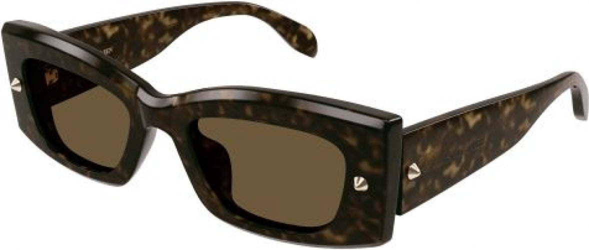 NEW ALEXANDER MCQUEEN AM0426S 002 WOMEN HAVANA SUNGLASSES ALEXANDER MCQUEEN NEW ALEXANDER MCQUEEN AM0426S 002 WOMEN HAVANA SUNGLASSES main image 4