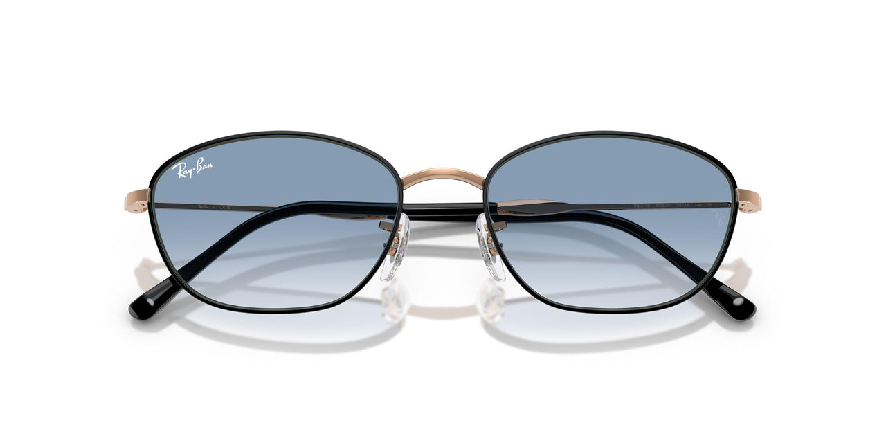 92723F - Black - Clear Gradient Blue