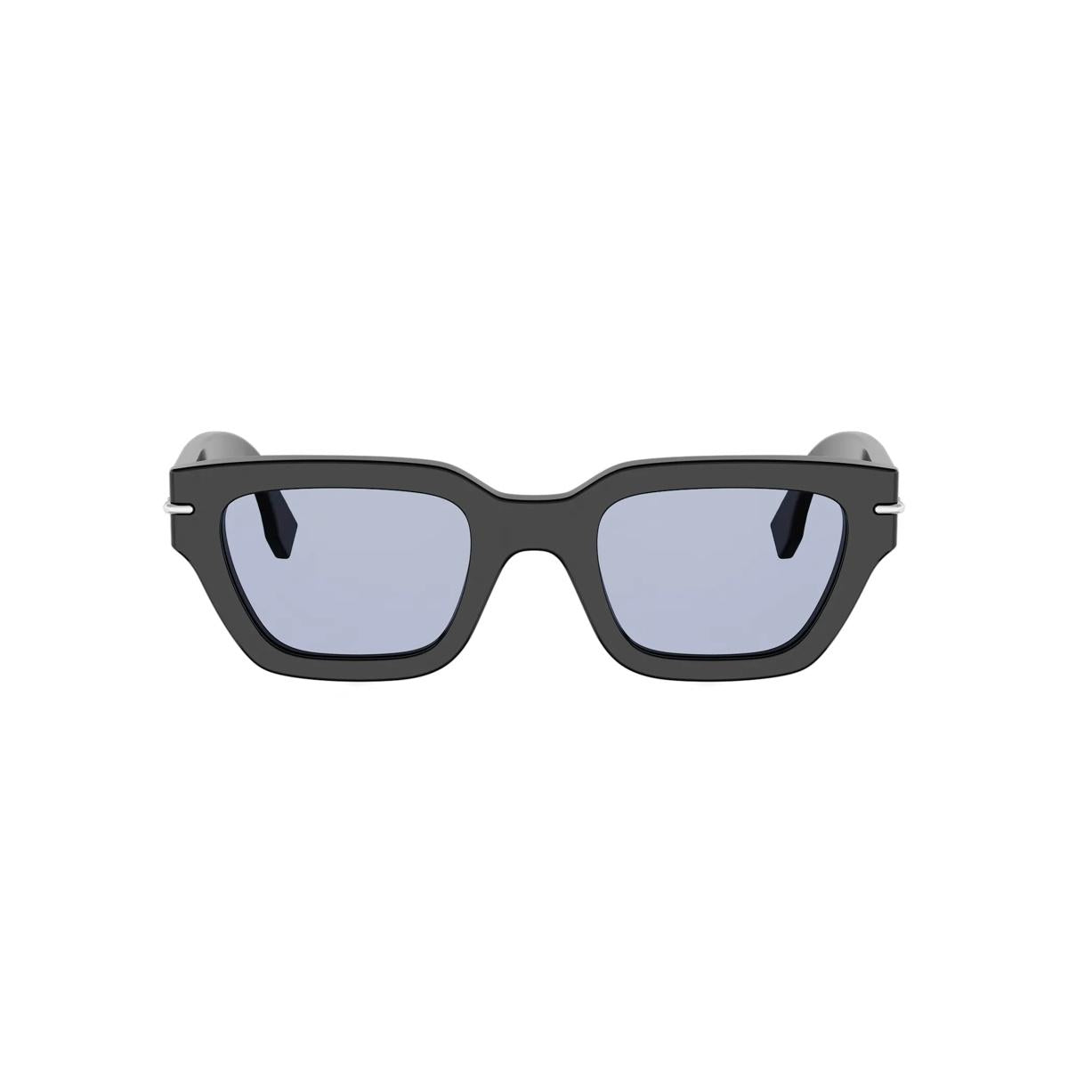 01V - Shiny Black - Blue
