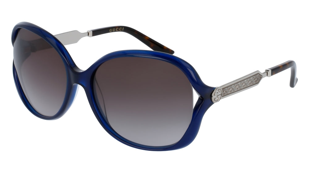 NEW GUCCI SUNGLASSES, WOMEN HAVANA EYEWEAR GG0076S 003 Gucci GG0076S Sunglasses | FREE Shipping - Go-Optic.com main image 4