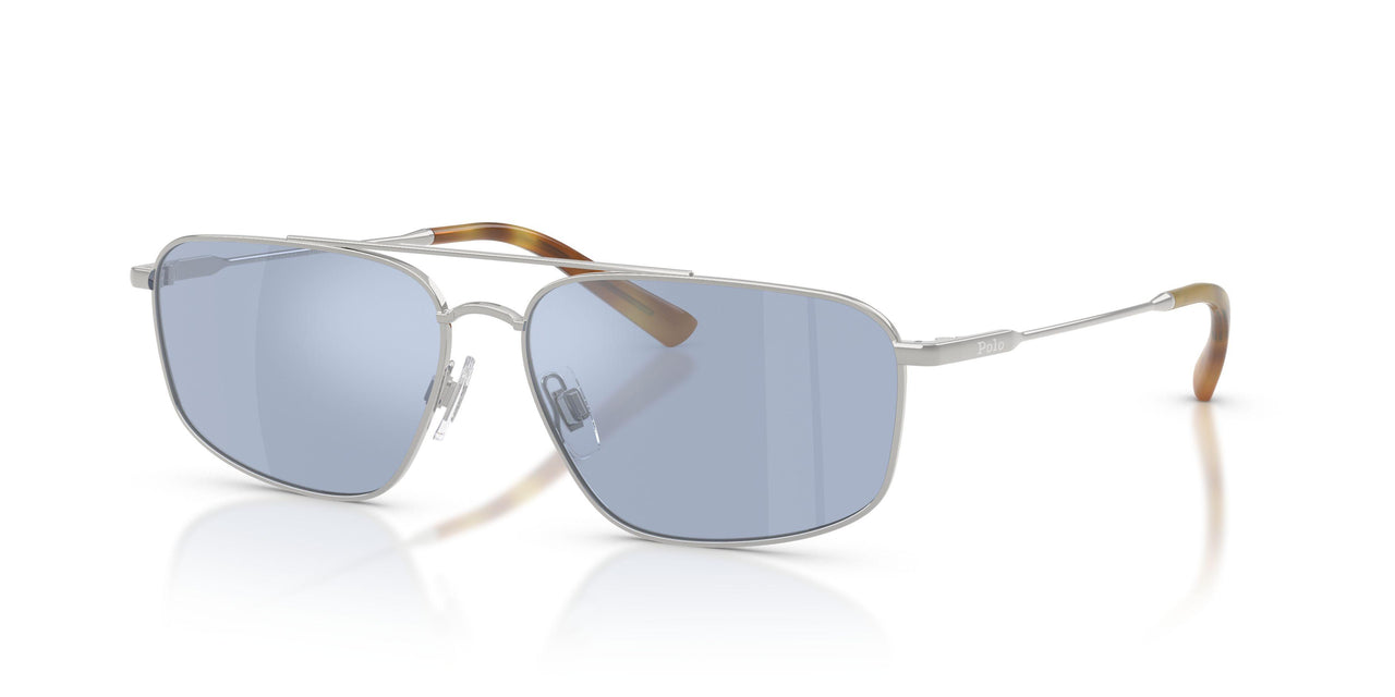 90011U - Silver - Light Blue Mirror Silver