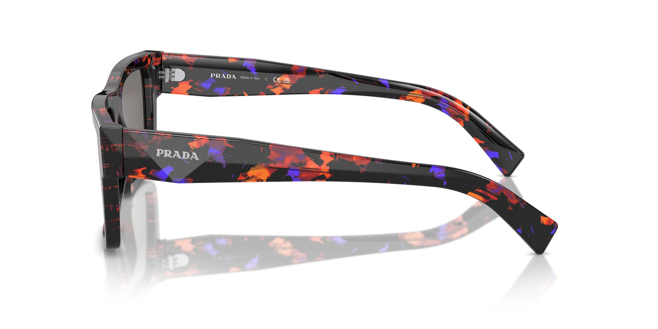 06V40E - Orange - Dark Grey Mirror Blue/red