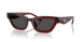 587487 - Red - Grey Solid