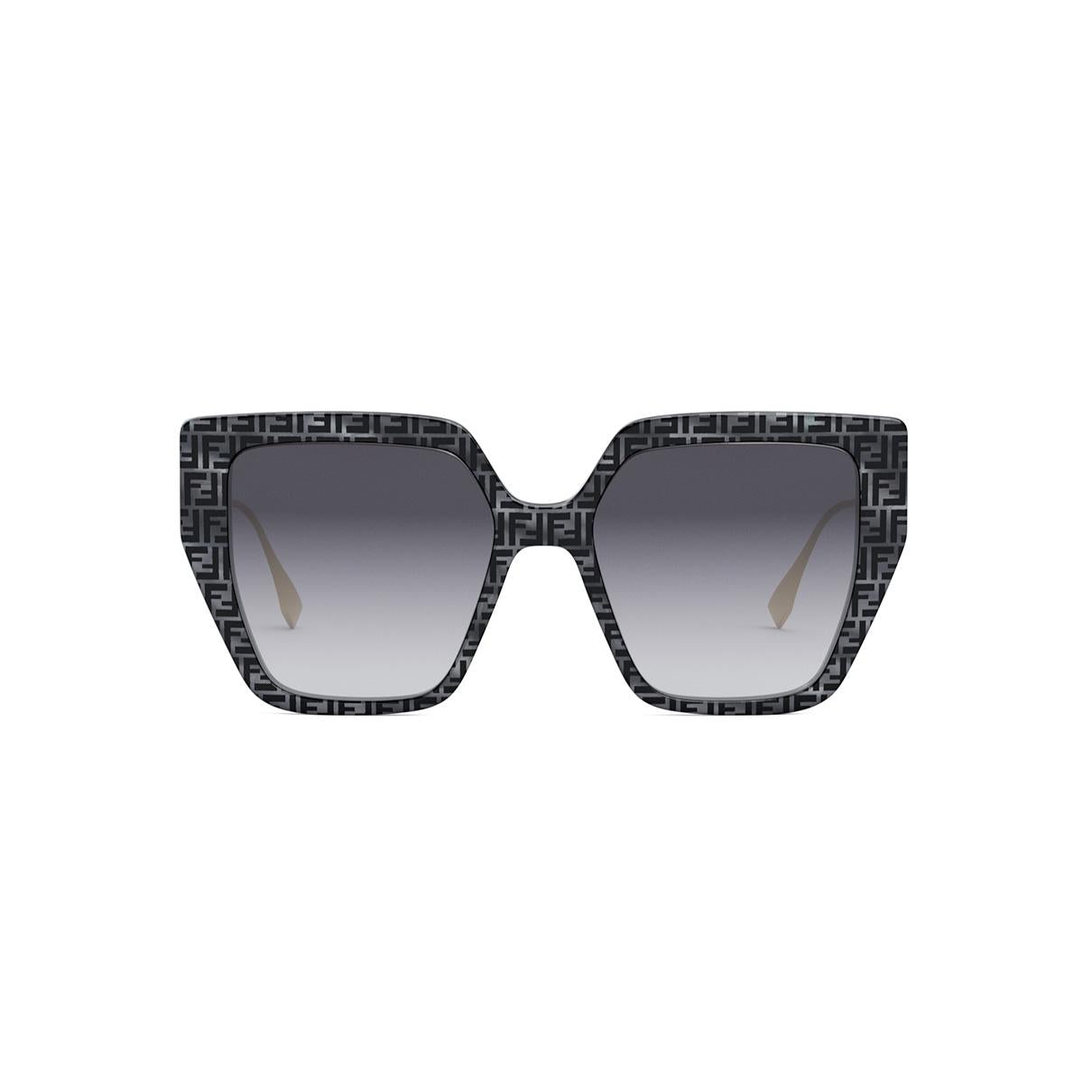 55B - Shiny Grey Ff Havana Acetate - Gradient Smoke