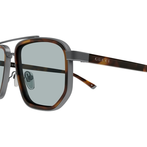 002 - Gunmetal/Havana - Blue