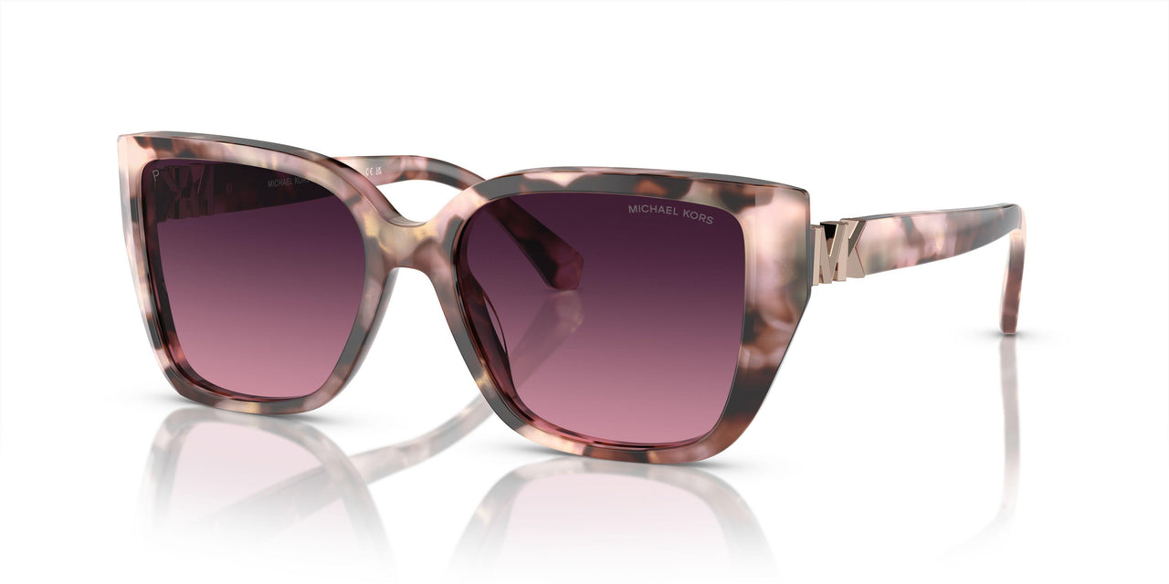 3946F4 - Pink Pearlized Tortoise - Burgundy Gradient Polar