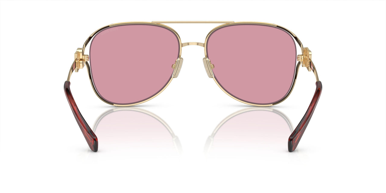 ZVN50D - Gold - Dark Pink Mirror Internal Silver