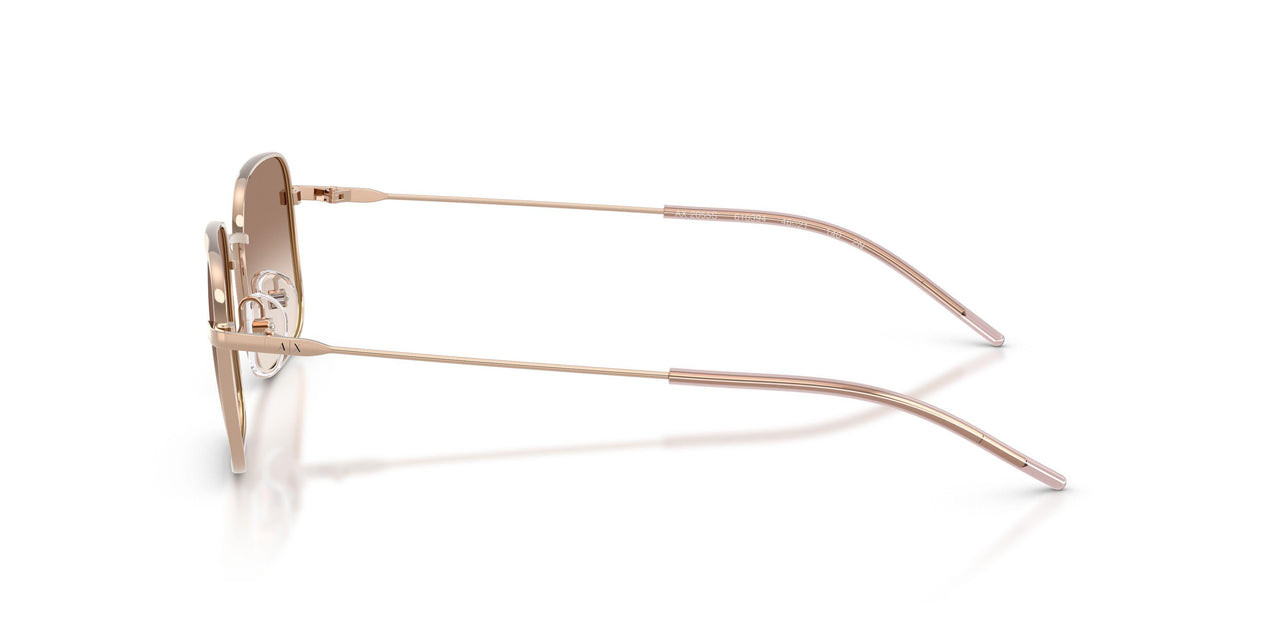 610394 - Gold - Clear Gradient Brown Mirror Silver
