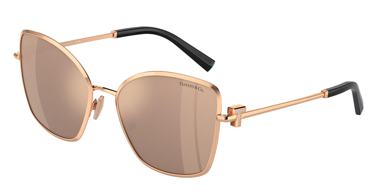 61750W - Gold - Clear Mirror Real Rose Gold