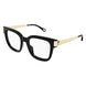 001 - Black/Gold - Transparent