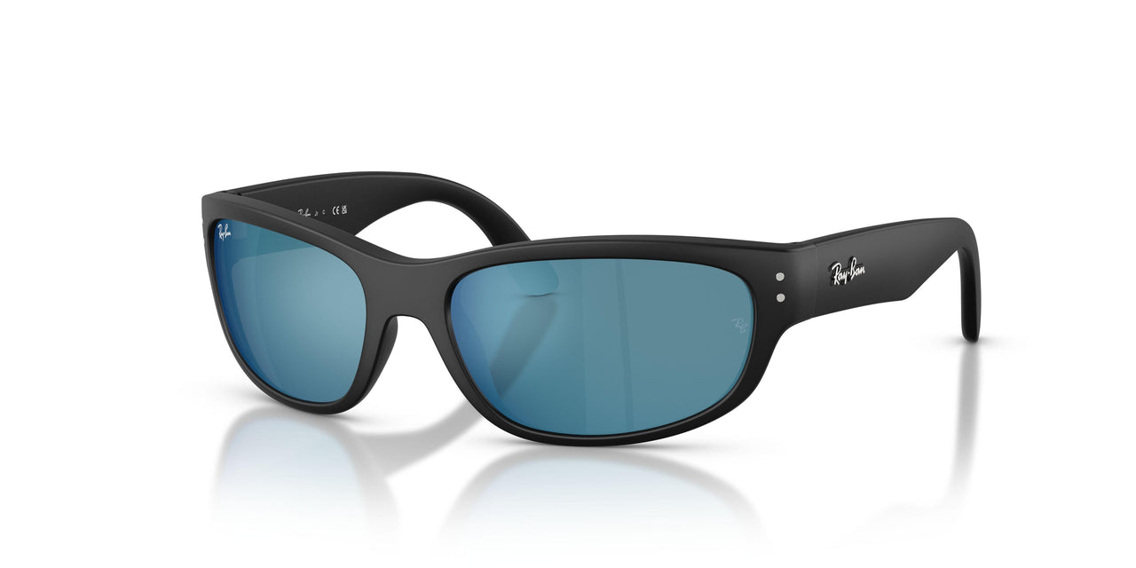 100S55 - Black - Dark Blue Mirror Blue