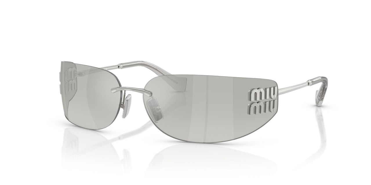 1BC10Y - Silver - Gray Mirror Silver Gradient