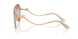1298EL - Gold - Pink Gradient Brown Mirror