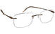 Silhouette Purist Color Groove Demo Rimless 5561 Eyeglasses