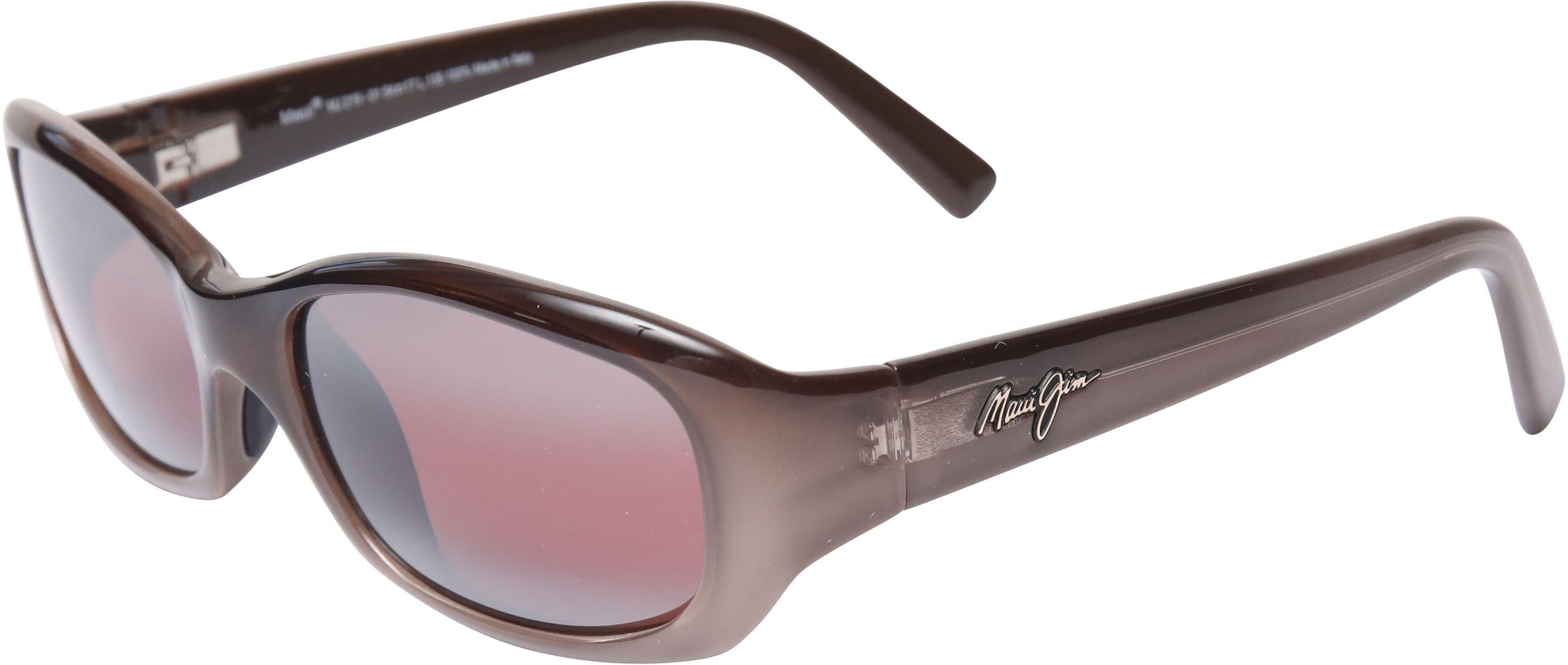 NWT Maui Jim Uni PUNCHBOWL MJ219 Sunglasses,Chocolate Fade-Maui Rose Rectangle Maui Jim Punchbowl MJ 219 01 Chocolate Fade Frame + Maui  main image 2