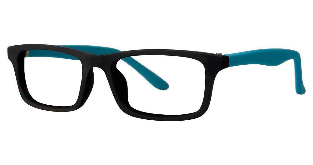 BLCKQMTT - Black/Aqua Matte