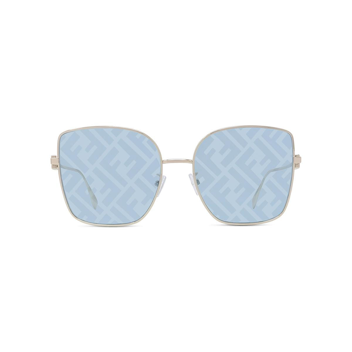 32V - Shiny Light Gold - Azure with Silver FF pattern