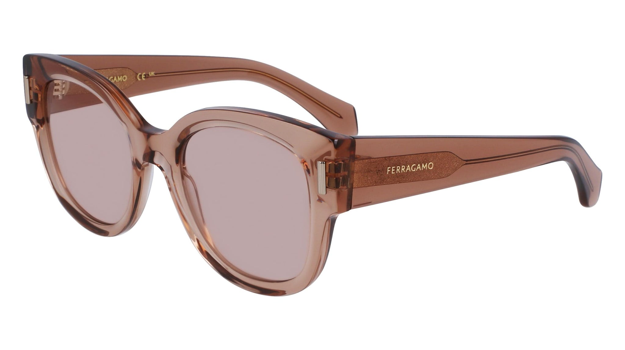 NWT Salvatore Ferragamo SF2007S Gradient Transparent 51mm Sunglasses Ferragamo SF2007S Sunglasses | Select Eyewear main image 2